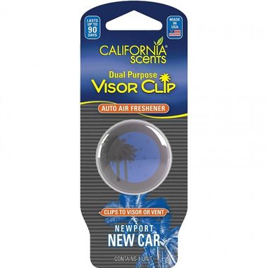 CALIFORNIA SCENTS Visor Clip Nové auto VIS-622