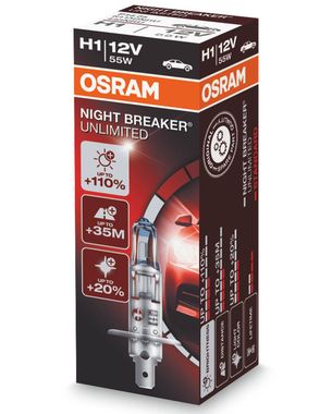 OSRAM Night Breaker Unlimited H1 64150NBU