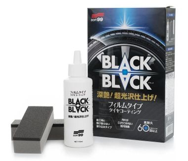 SOFT99 Black Black Keramická ochrana pneumatik
